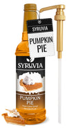Syruvia Pumpkin Pie Syrup - Pumpkin Pie Coffee Syrup Flavor, 25.4 fl oz, Kosher, Gluten Free, Perfect for Coffee, Drinks, Soda,