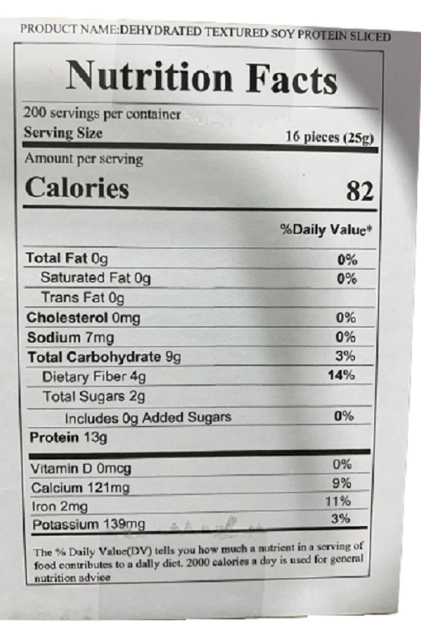 Mong Lee Shang Vegan Textured Vegetable Protein, Meatless Slices, Textured Soy Protein 11 Lb (Beef Sliced)