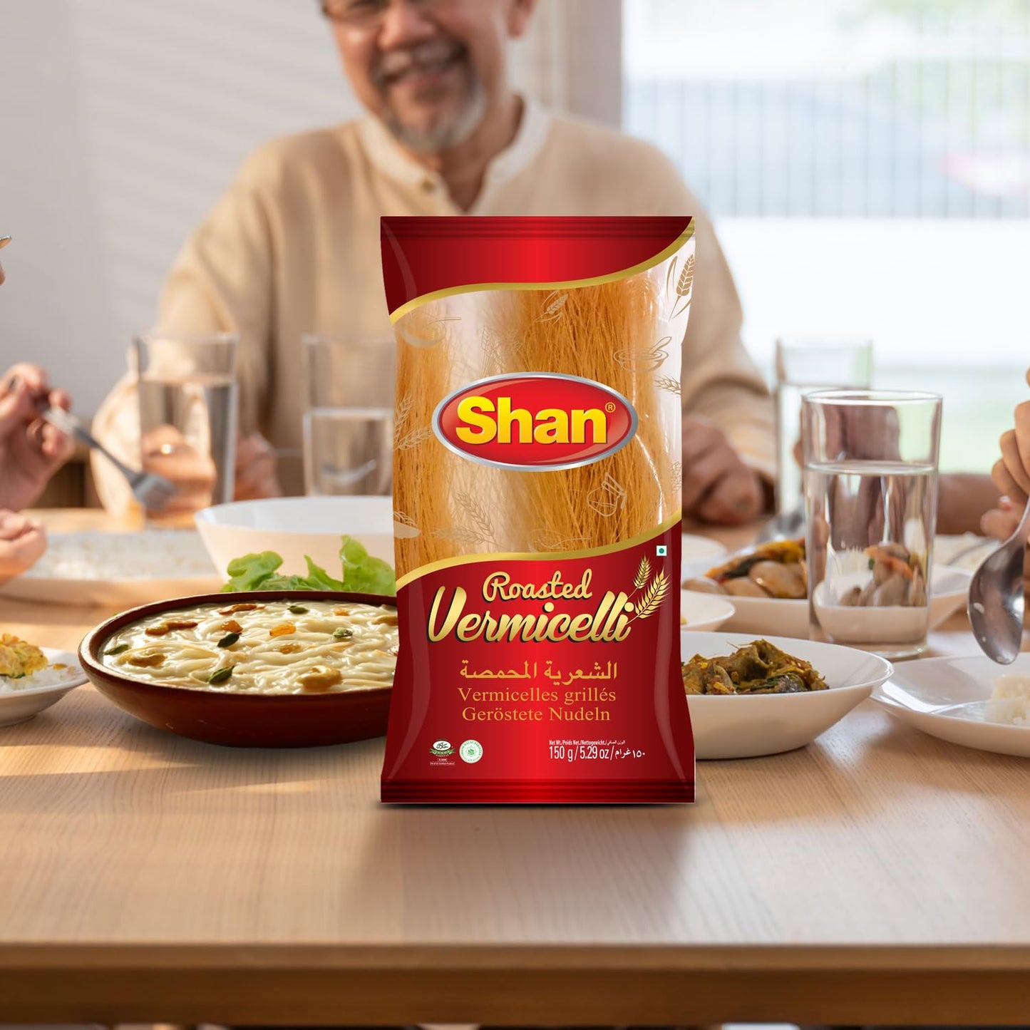 Shan Roasted Vermicelli - Traditional Taste, Vegetarian, 5.29 oz (150g)