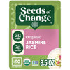 SEEDS OF CHANGE Certified Organic Jasmine Rice, Organic Food, 8.5 OZ Pouch
