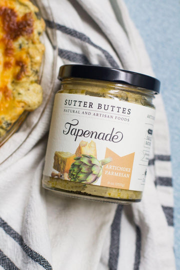 Sutter Buttes Olive Tapenade Spread - 9 Oz. Jar (Artichoke Parmesan)