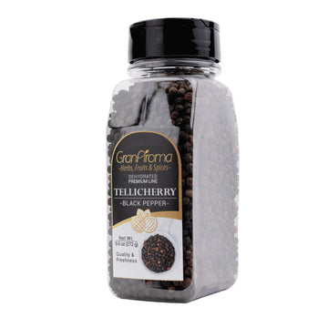 Granaroma Whole Black Tellicherry Peppercorn, Pepper Grinder Refill, Versatile Spice (9.6 Ounce)