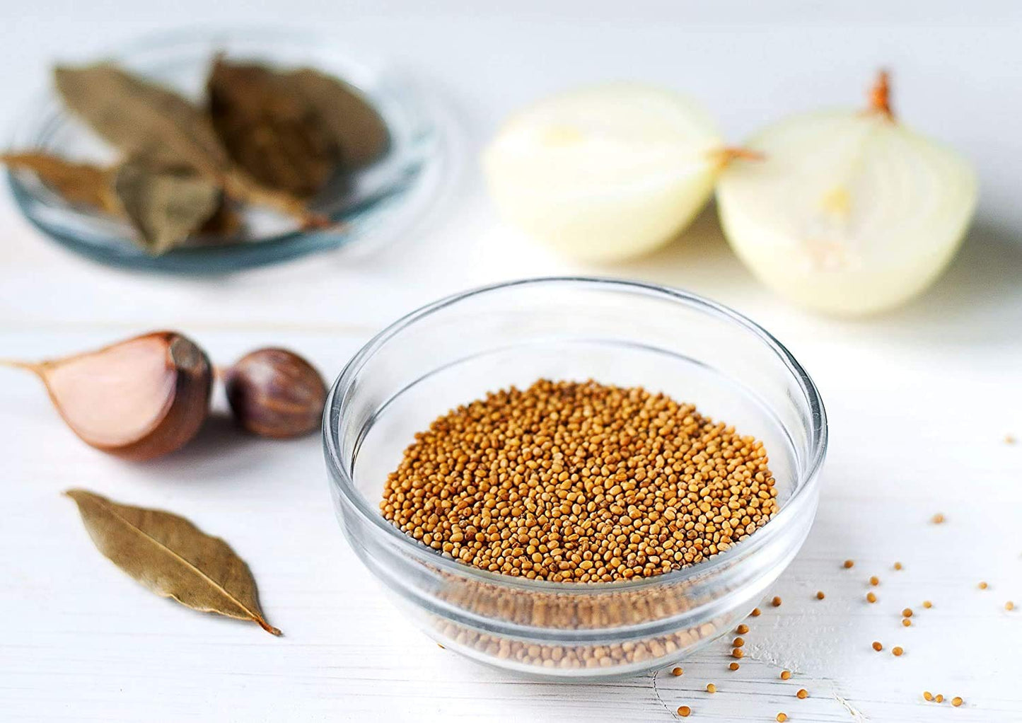 Food to Live Organic Yellow Mustard Seeds, 1 Pound Non-GMO, Whole Dried Spice, Vegan, Kosher, Bulk, Spicy, Pungent Flavor. High