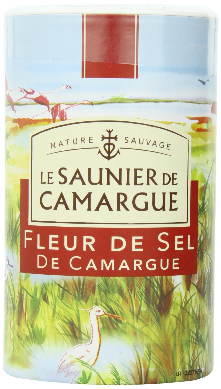 Le Saunier De Camargue Fleur De Sel Sea Salt, 3527-Ounce (1 Kg) Canister (2 Pack)