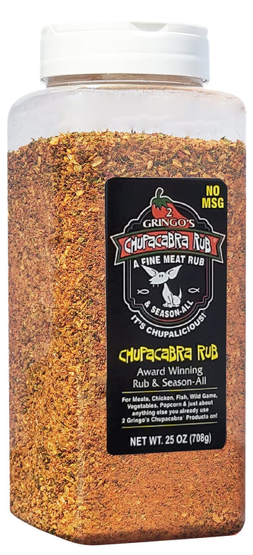 2 Gringos Chupacabra Original Seasoning Without Msg, 25 Ounce Bottle