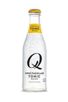 Q Mixers enhanced Tonic Water: Real Ingredients & Less Sweet, 6.7 Fl oz, Pack of 24 (Only 40 Calories per Bottle)