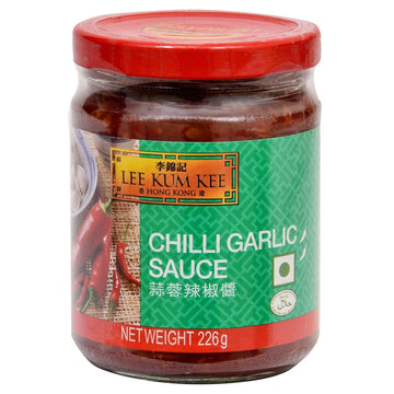 Lee Kum Kee Chili Garlic Sauce (8 Oz - 12 Pack) Chili & Garlic Savory Hot Sauce, Perfect For Dipping, Stir-Frying, Seafood, Vegetables, Fried Rice, And Noodles