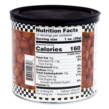 Carolina Nut The Co. Peanuts, Honey Roasted Chipotle, 12 Ounce