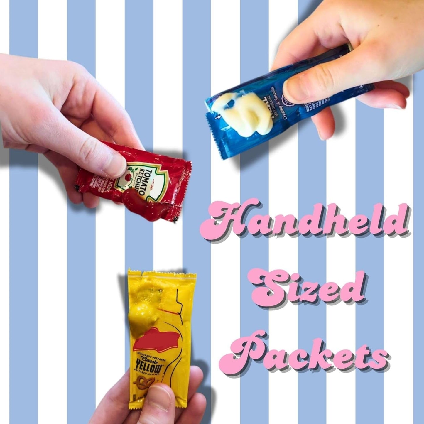 CMC Products Gift Set: Ketchup, Mustard & Mayo Packets - 150 Total (50 Count Each)