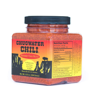 Chugwater Chili | Gourmet Chili Seasoning Mix & Taco Seasoning | 6.5Oz Tub | Wyoming State Championship Chili Recipe | Secret Blend 12 Spices | All Natural, Gluten Free, No Msg & No Preservatives.