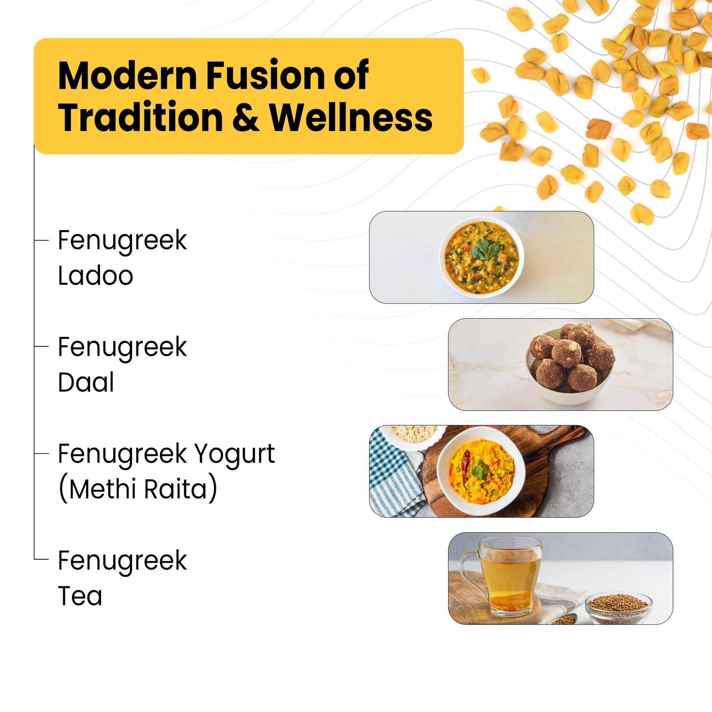 Ramaroma Fenugreek Seeds Whole, All Natural, Vegan, Gluten Friendly, Non-GMO, 5.1oz (144g) Jar, Yellow