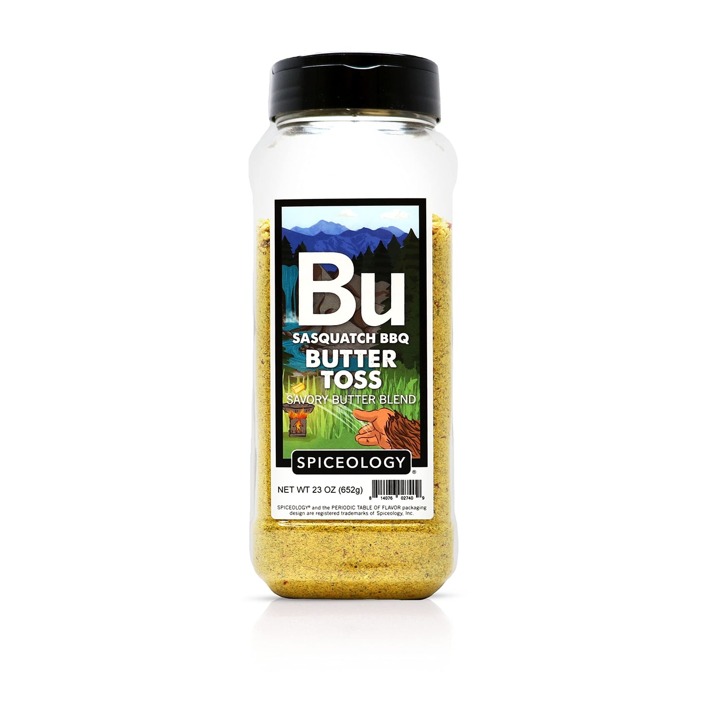 Sasquatch BBQ - Butter Toss - Savory Butter Seasoning Blend from Spiceology - Use On: Steak, Chicken, Pasta, Popcorn and Potatoe