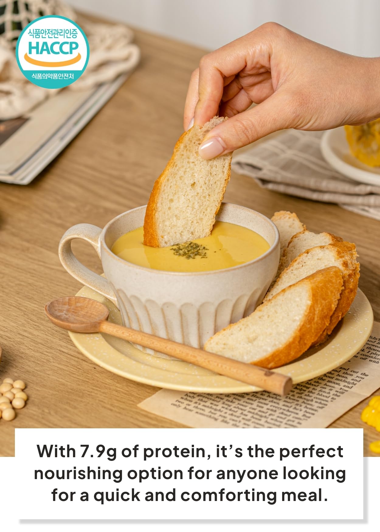 K FOOD KOREAN FOOD Corn Soy Cream Soup 1.41oz(40g)*3packs Ready-to-Eat Breakfast