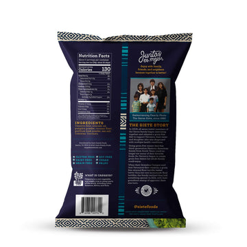 Siete Grain Free Tortilla Chips | Gluten Free Chips | Paleo & Vegan Snacks | Non Gmo | Dip Chip, 5 Ounce (Pack Of 3)