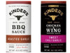 Kinders Marinades, BBQ, Dipping & Wing Sauces - 2 Bottles (Garlic Variety Set - Sweet Chili & Roasted) - 15.5oz and 16.1oz