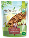 Food to Live Organic California Walnuts Halves & Pieces, 2 Pounds - Non-GMO, Raw, Unsalted, Shelled, Vegan, Sirtfood, Bulk. High