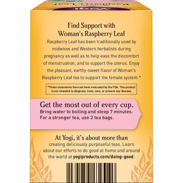 Yogi Women'S Raspberry Leaf Tea