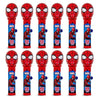 Pop Ups! Spiderman Lollipop Holder - 12 Lollipops With Cases - Individually Wrapped Candy Party Favors - Spiderman Candy - Bulk