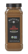 Watkins Gourmet Spice, Organic Ground Cinnamon, Bulk Food Service Size, 14.7 Oz (Pack Of 1)