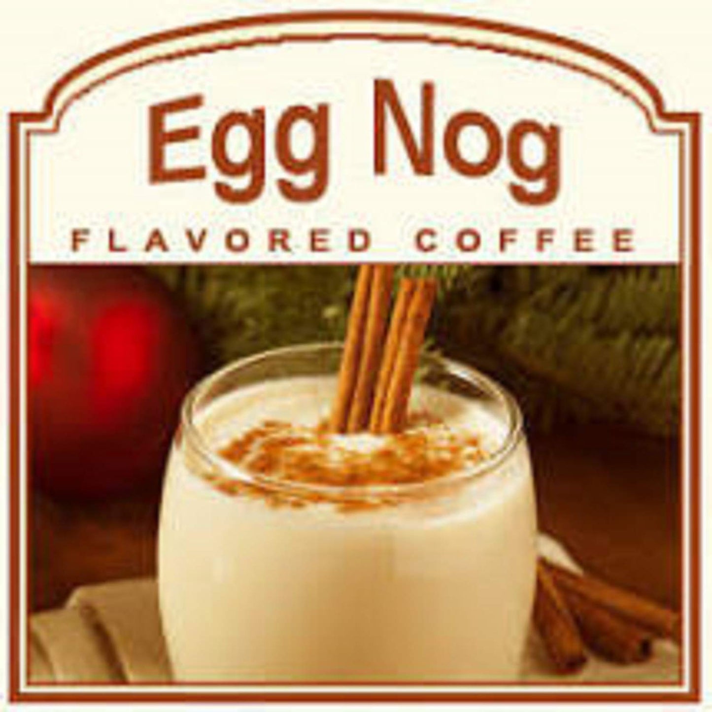 Bulk Coffee Seasonal Holiday Eggnog Ground Coffee, Pack of 2 Bags, 12 oz Each, Limited Edition