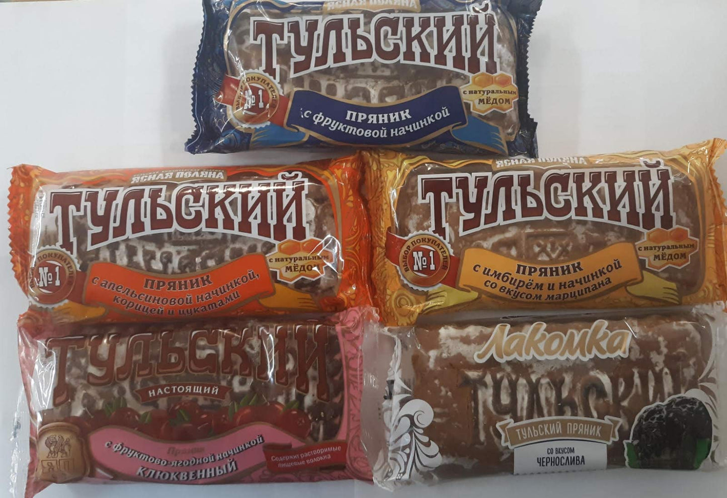Tulskiy Pryaniki (Tula Gingerbread) Variety/Sampler Pack