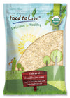 Food to Live Organic Blanched Sliced Almonds, Non-GMO, Unsalted, Vegan, 8 Pounds
