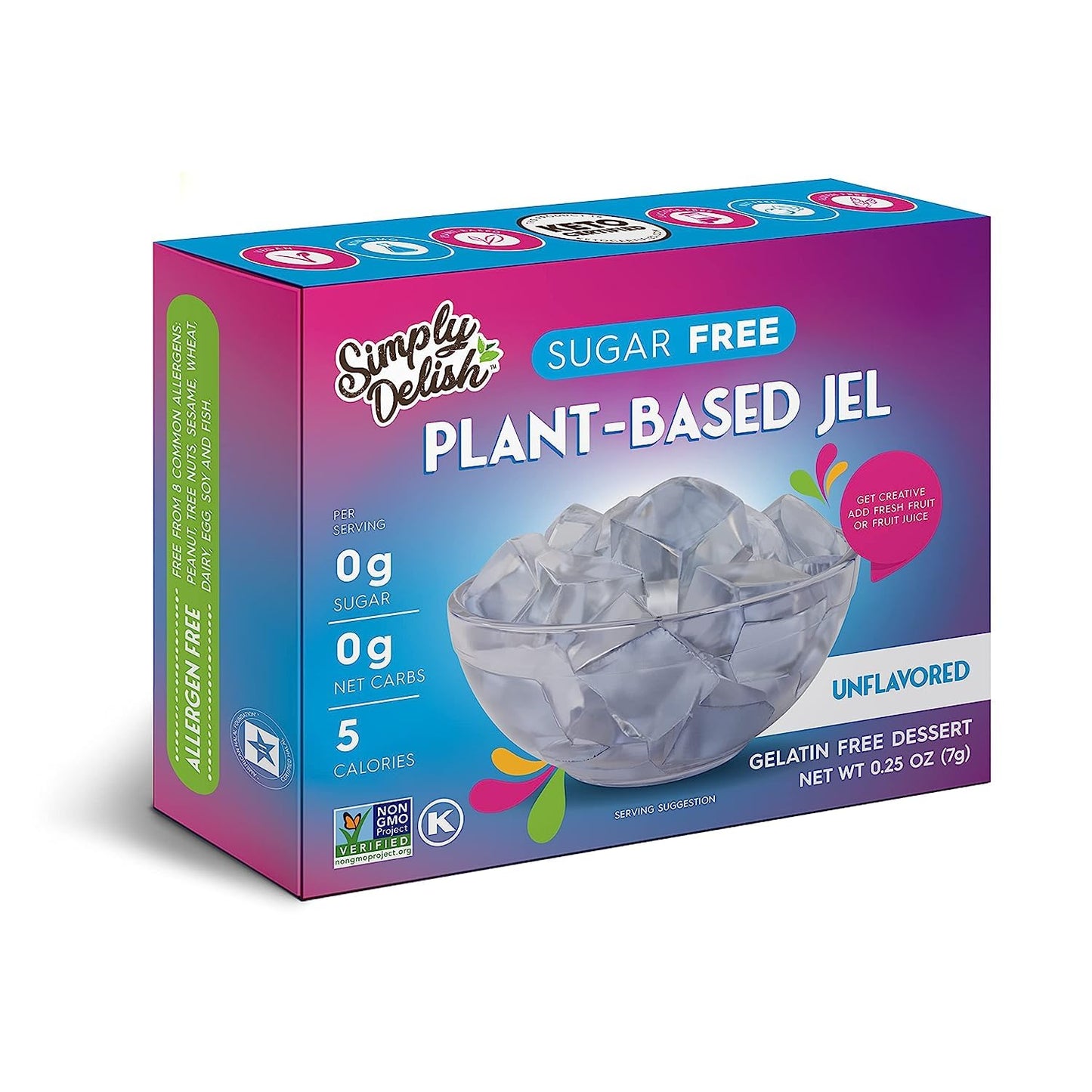 Simply Delish, Jel Dessert Unflavored, 0.3 Ounce