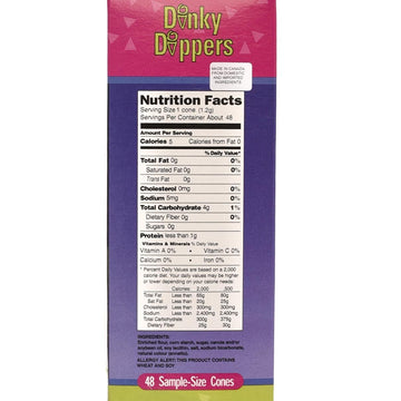 Dinky Dippers Miniature Ice Cream Cones Mini Child-Size 48ct, 1.95 Ounce