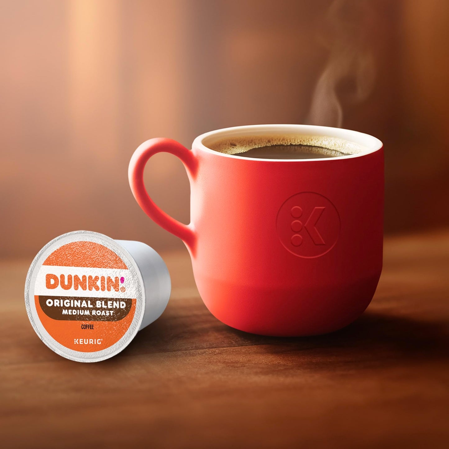 Dunkin Donuts Single-Serve Coffee K-Cup Pods Original Blend Medium Roast Carton Of 64 Pods