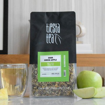 Tiesta Tea - Sour Green Apple - Tart Apple Green Tea - Loose Leaf Tea Blend - Medium Caffeinated Green Tea - Make Hot Or Iced Te