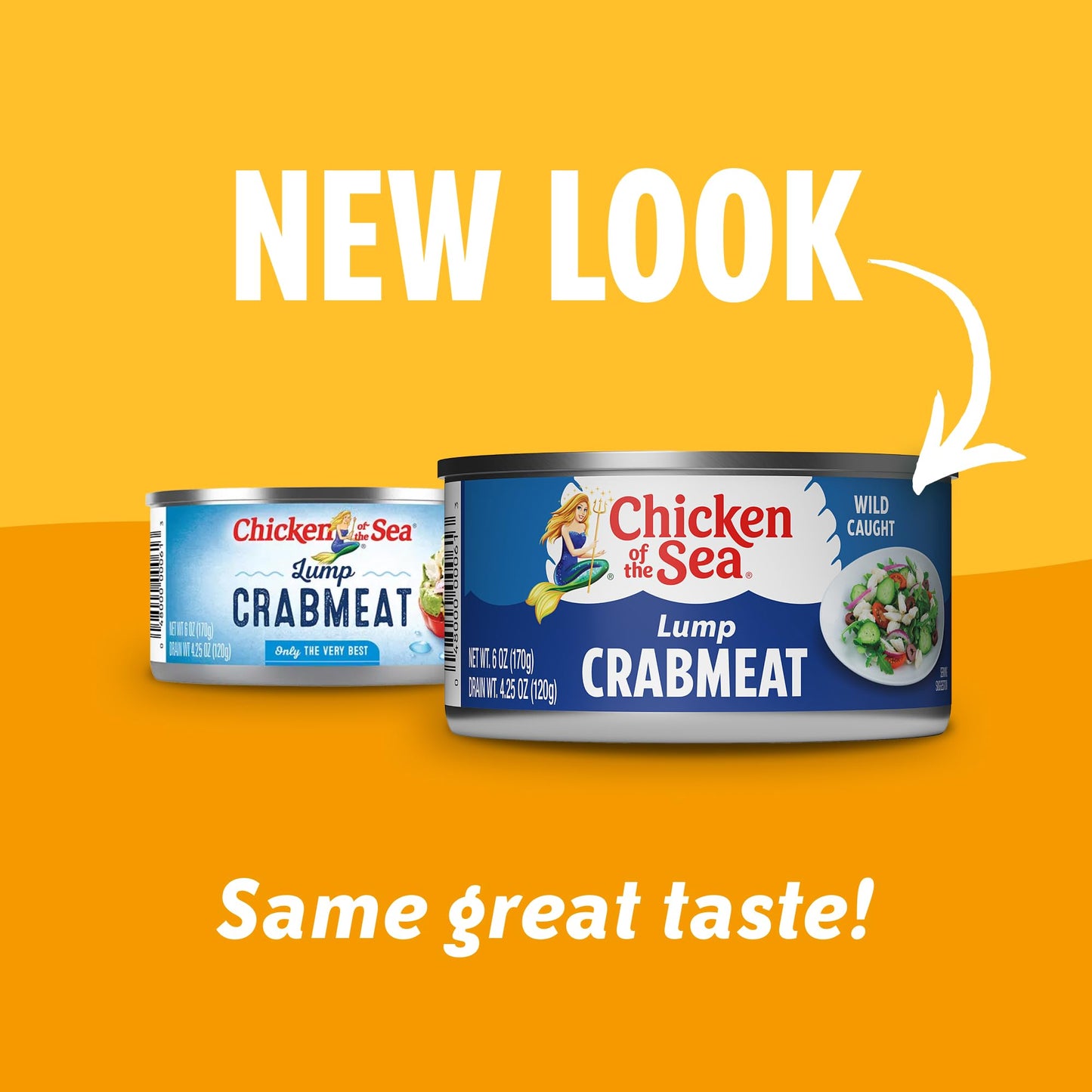 Chicken Of The Sea Lump Crab Meat, 6 Ounce Cans (Pack Of 12), High In Calcium, Wild Caught Canned Lump Crabmeat