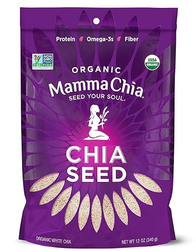 MAMMAcHIA SEED cHIA WHITE ORgANIc-12 OZ -Pack of 4