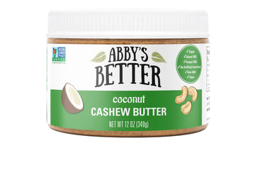 Abby'S Better: Coconut Cashew Nut Butter, 12 Oz Jar