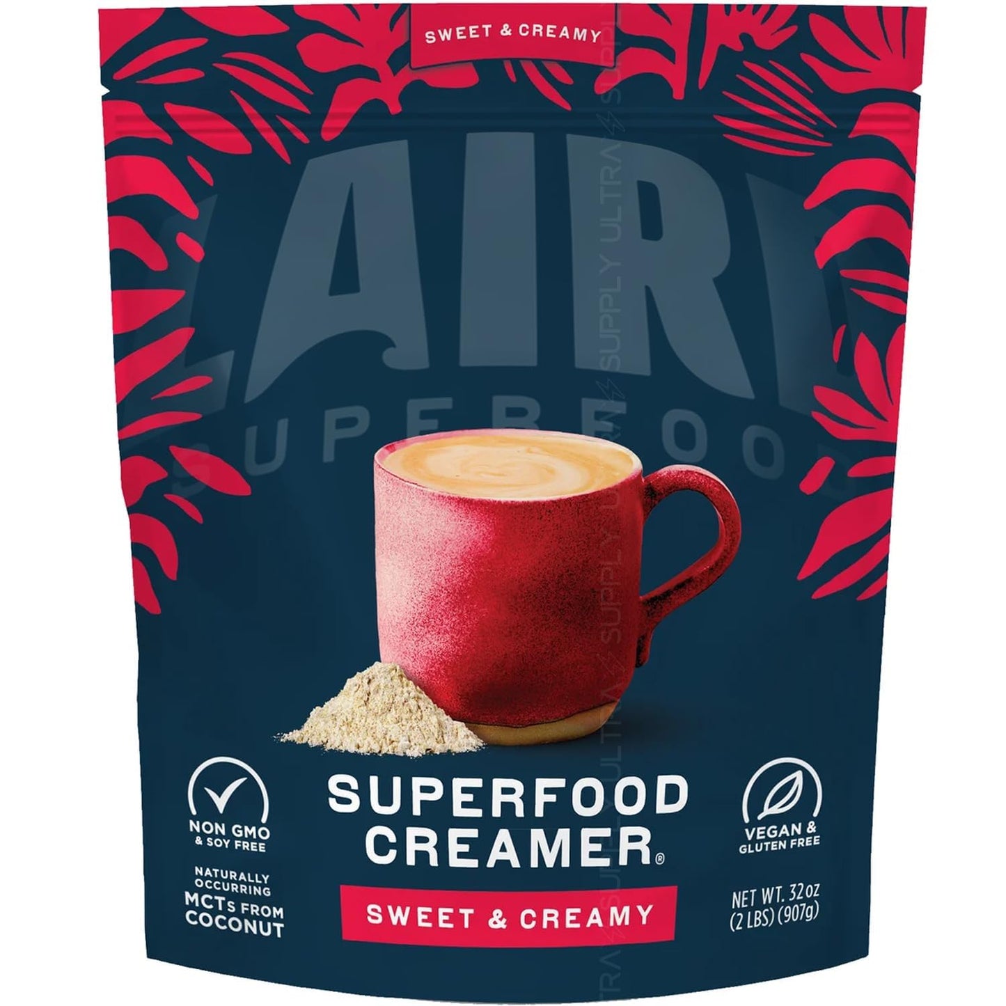 Lairds Superfoods Coffee Creamer, Net Weight, 32 Ounce - Plant-Based, Dairy-Free, Vegan, Coconut MCTs, and No Refrigeration Need