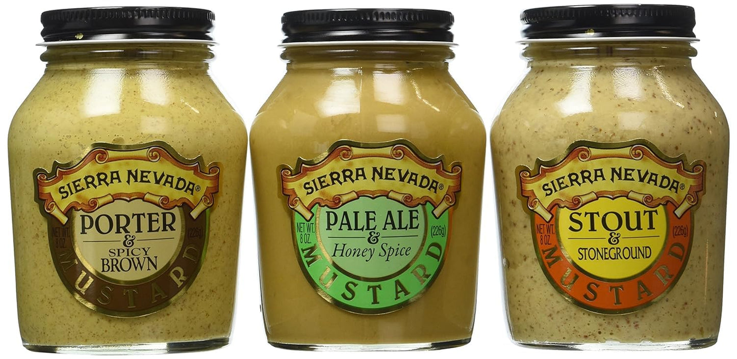 Sierra Nevada Mustard Gift Set - 8 Ounce (Pack of 3)