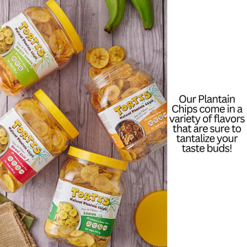 Tortis Natural Plantain Chips, Healthy Snacks, Non-Gmo, Chifle Bulk 15.87 Oz (Naturally Sweet)