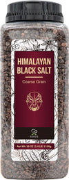 Soeos Himalayan Black Salt, Coarse Grain, 2.4 Pound (39 Oz), Gluten-Free, Natural Mineral Enriched, Natural Faux Egg Flavor, Egg