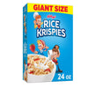 Kelloggs Rice Krispies Cold Breakfast Cereal, 8 Vitamins and Minerals, Rice Krispies Treats, Giant Size, Original, 24oz Box (1