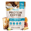 Veltracha Whey Protein Coffee, Collagen Protein Iced Coffee with Prebiotic Mushrooms & Butter, Natural Energy without Jitters -
