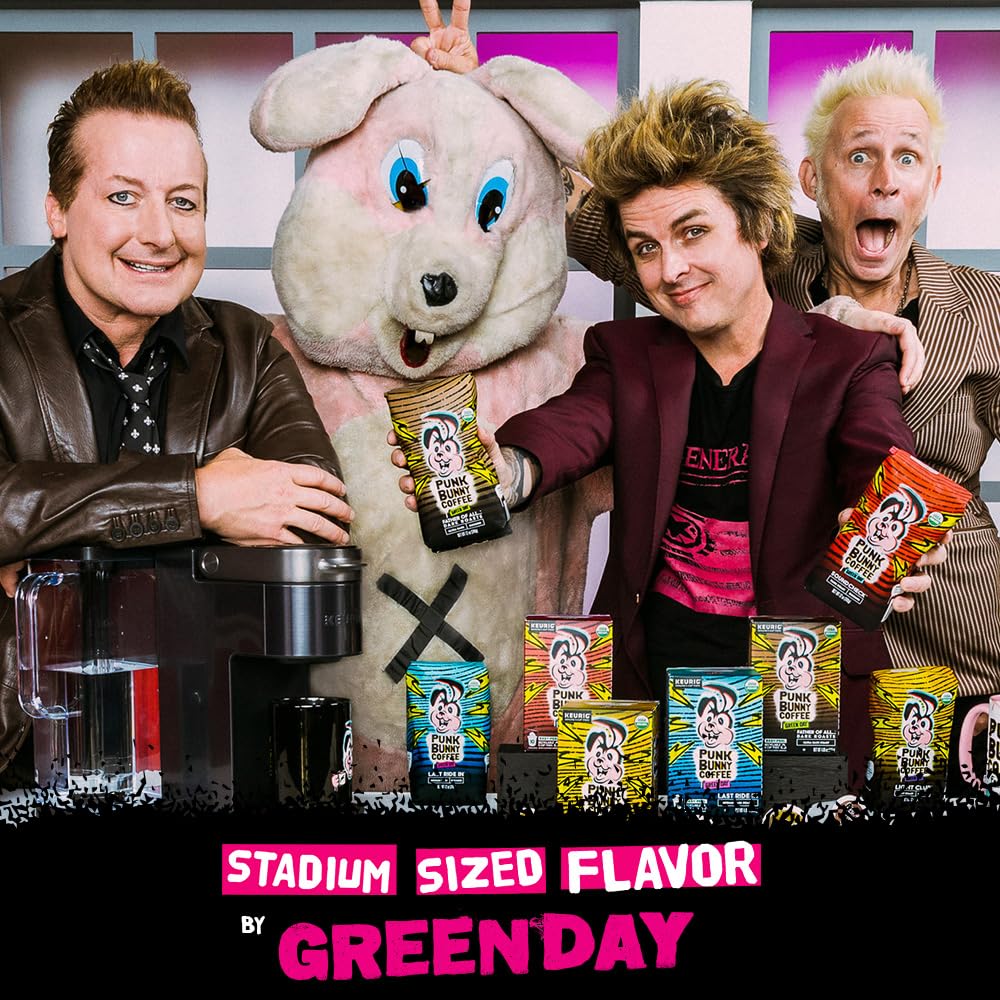 Punk Bunny Light Roast Coffee, Organic Ground Coffee, Light Club, 12 Oz