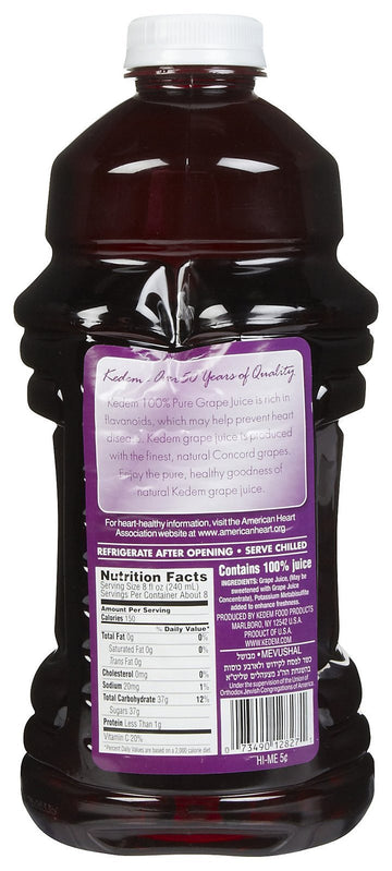 Kedem Concord Grape Juice, 64 Fl Oz (Pack Of 1)