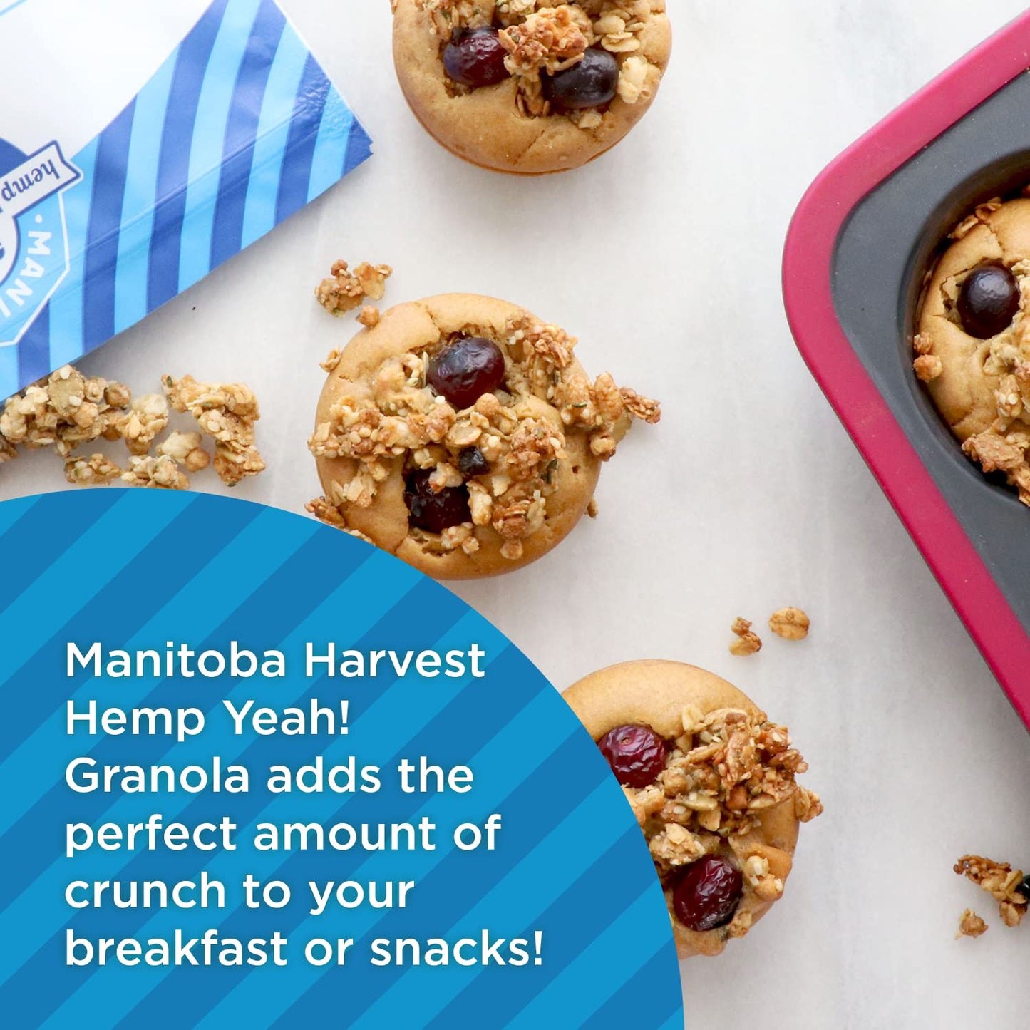 Manitoba Harvest Hemp Yeah! Granola, Blueberry, 10Oz, With 10 G Of Protein, 3.6 G Omegas, 3 G Of Fiber And Less Than 10 G Sugar