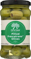 Divina - Olives Pitted Frescatrano - Case of 6 - 4.9 OZ (6x4.9 OZ)