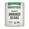WOODSTOCK, BEANS, OG2, GARBANZO, Pack of 6, Size 110 OZ - No Artificial Ingredients GMO Free Kosher 95%+ Organic
