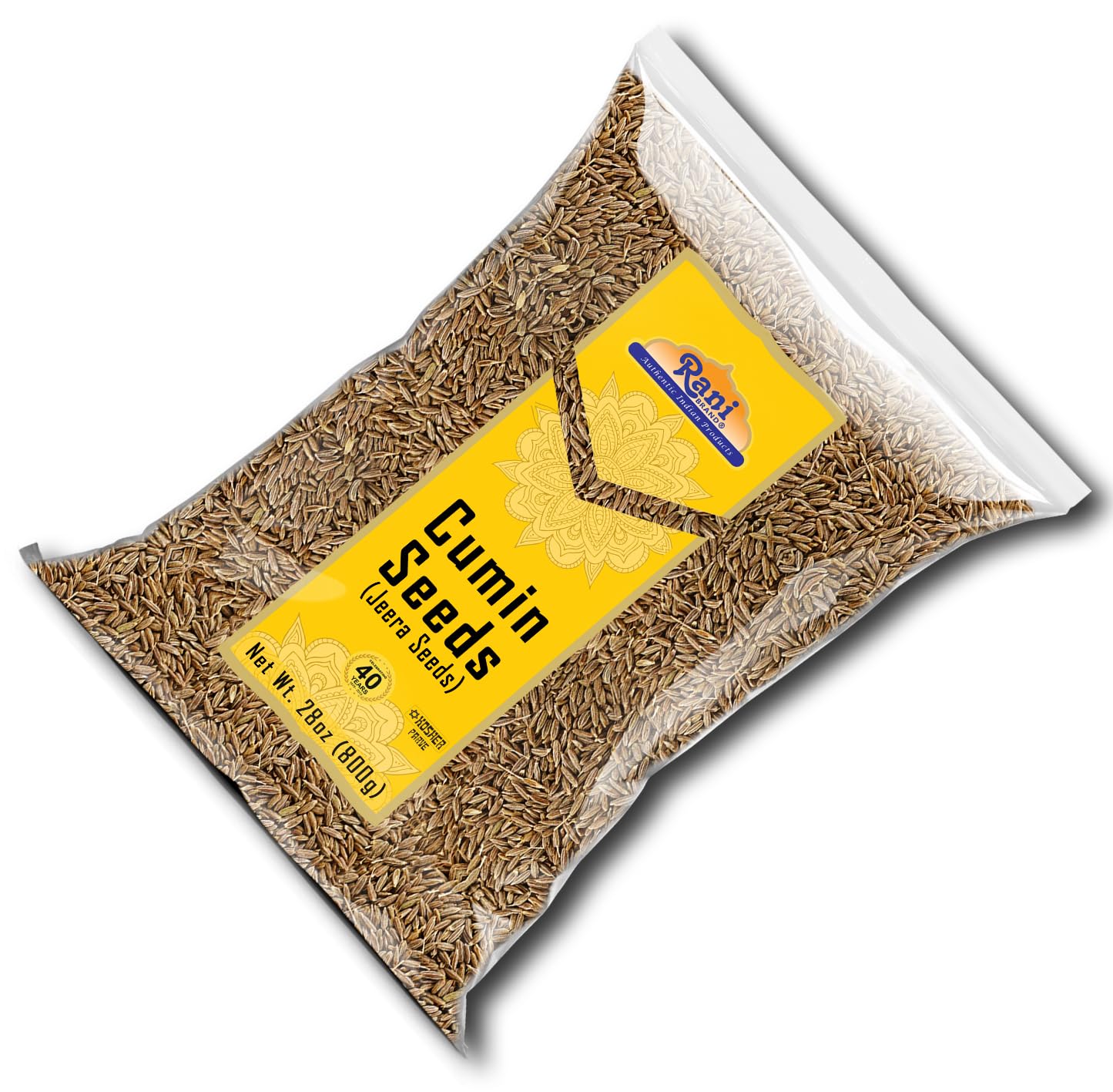 Rani Cumin Seeds Whole (Jeera) Spice 28Oz (800G) ~ All Natural | Gluten Friendly | Non-Gmo | Vegan | Indian Origin