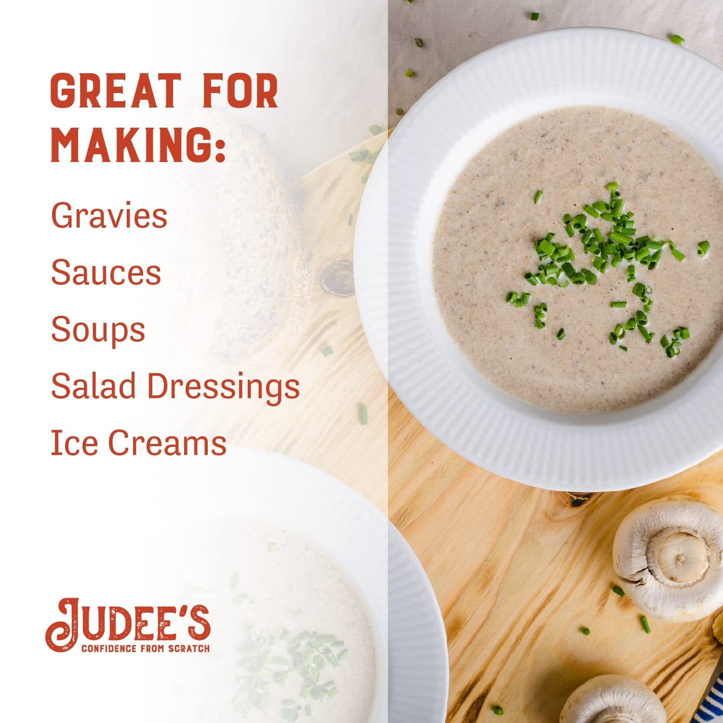 Judees Guar Gum Powder - 10 Oz - Delicious And 100% Gluten- Free And Keto-Friendly - Supports Digestive Health - Derived From Gu