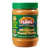 Teddie All Natural Peanut Butter, Super Chunky, Gluten Free & Vegan, 26 Ounce Plastic Jar (Super Chunky, 26 Ounce (Pack of 1))