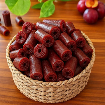 GOALDEES Lavashak (?????) Fruit Leather - Sour Cherry, Pomegranate & Barberry Mix, Persian Style Natural Tart Snack, Pack of 3-1