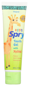 Spry Xylitol Baby Toothpaste, Natural Toddler Toothpaste, Fluoride Free Toothpaste For Kids, Xylitol Toothpaste For Kids Age 3 Months And Up, Tooth Gel Original 2 Fl Oz (Pack Of 1)