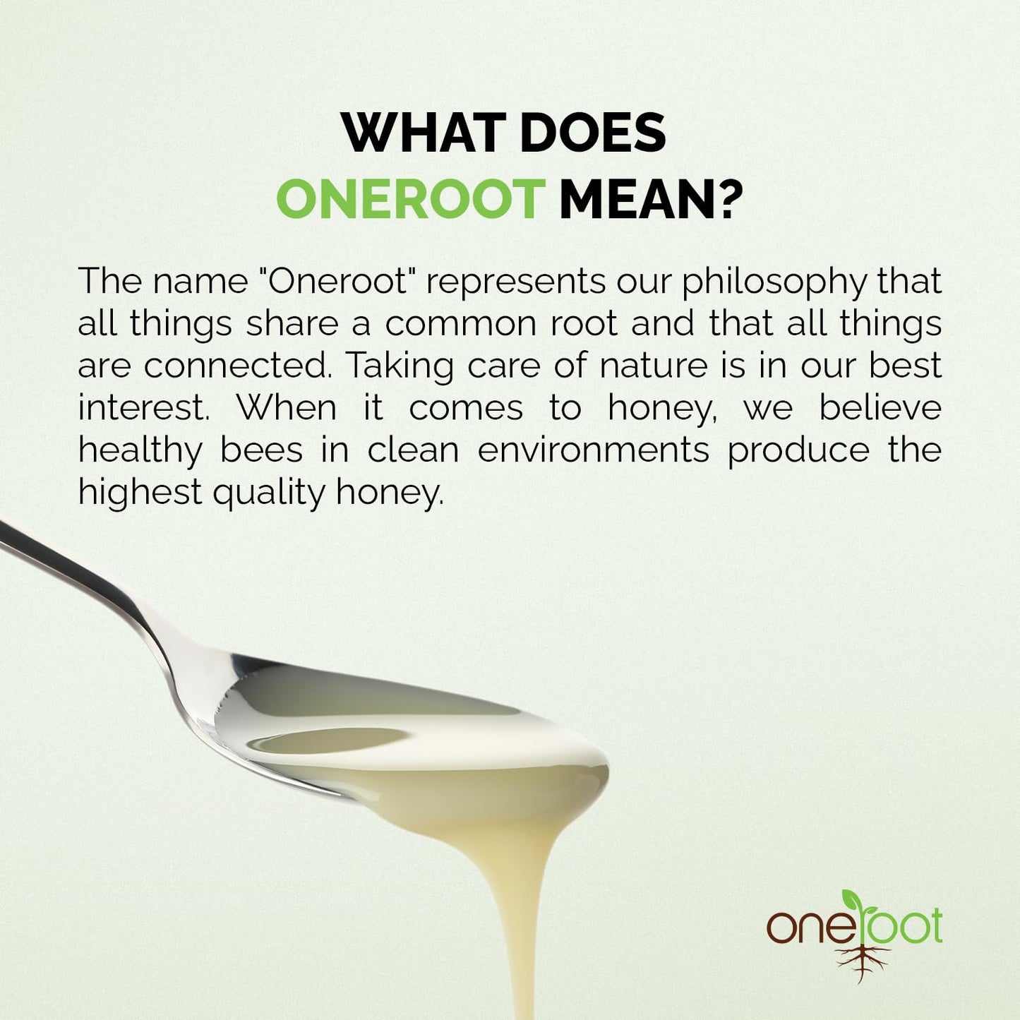 Oneroot 100% Canadian Flower Honey - 1kg / 2.2lbs, Honey Wildflower Unfiltered, Unheated & Creamed, Nutrient Rich Raw Wildflower